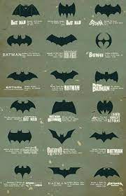 evolution of the batman symbol logo