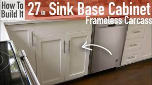 diy 27in sink base cabinet carc