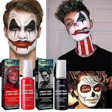 btymd makeup body paint halloween face paint masquerade show black