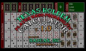 Developing a sense for starting hand match ups can make you a much stronger player. Texas Holdem Odds Calculator For Android Apk Download