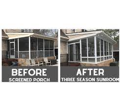 Screened Porch To A Sunroom