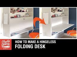 How To Make A Folding Desk With No