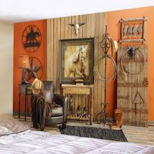 western cowboy style tapestry for