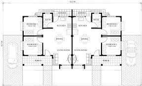 Conchita 2 Bedroom Duplex House Plan