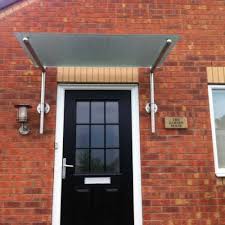 Stainless Steel And Glass Door Canopy T4