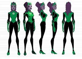 Green Lantern Iolande from the Green Lantern Animated Series | Green lantern  the animated series, Green lantern, Lantern designs