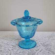 Pressed Glass Candy Dish