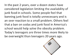 silencegains ml   Argumentative essay on banning junk food in schools 