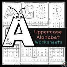 free uppercase alphabet printables