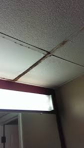 ceiling supports badly rusted no