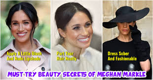 beauty secrets of meghan markle