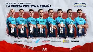 Astana Qazaqstan Team for La Vuelta Ciclista a España 2022 - Astana -  Qazaqstan