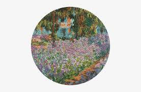 flower garden by monet irises
