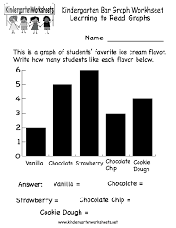 Kindergarten Bar Graph Worksheet Printable Kids Math