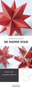 Glue a tree to the front of a blank card lay the money flat on a surface, fold it in half diagonally to make a crease, then unfold it. Step By Step How To Make A Huge 3d Star From Paper For Christmas Papershape
