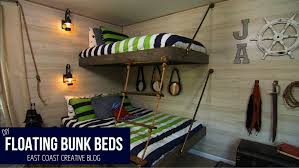 Floating Bunk Beds Tutorial {Knock It Off DIY Project} East