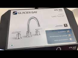 A Glacier Bay 3 Piece Bathroom Faucet
