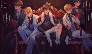 anime boys #shoujo #king #crown #suit ...