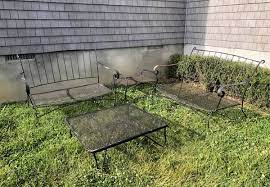 Outdoor Wrought Iron Furniture Set