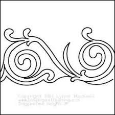Swirl Scroll Border Lynne Blackman Digitized Quilting Designs