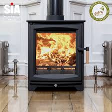 Wood burning stoves and ecology. Defra Approved Ecosy Hampton 5 Eco Design Wood Burning Multi Fuel Stove