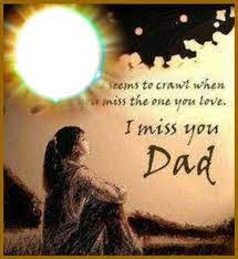 i miss you dad photo frame effect pixiz