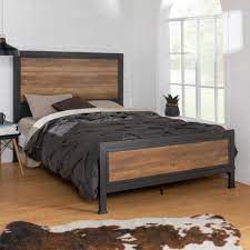 wood and metal bed flash s 51 off