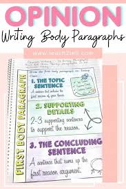 how to teach opinion writing to 3rd