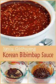 Spicy Korean Bibimbap Sauce gambar png
