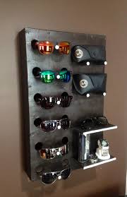 18 diy sunglasses holders to keep your sunnies organized Diy Sunglasses Display Shelf Display Case Display Shelves Shelves