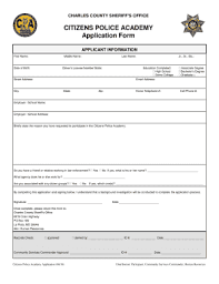 police academy form fill out and sign