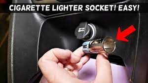 HOW TO REPLACE CIGARETTE LIGHTER SOCKET ON A CAR. CIGARETTE LIGHTER NOT  WORKING - YouTube