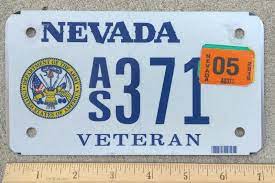 2016 nv nevada motorcycle license plate