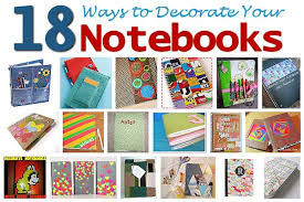 18 ways to decorate your notebooks