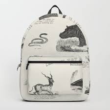 Animals Chart Backpack By Asterpapergoods