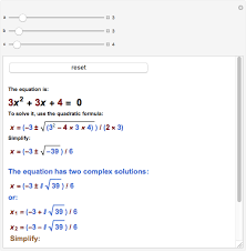 Solution Of Quadratic Equations