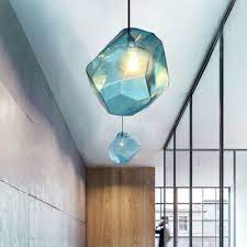 Blue Modern Ceiling Lights Bar Lamp