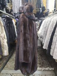 Real Fur Genuine Mink Fur Coat Demi