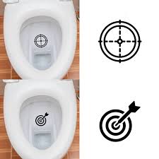 Creative Hit The Target Toilet Stickers