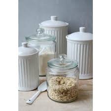 decorative glass jar with lid for