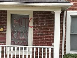 The incident comes after mcconnell blocked a vote to increase coronavirus stimulus checks from $600 to $2,000 even after president donald trump publicly backed the increase. Senator Mcconnell S Louisville Home Vandalized Following Block Of Larger Stimulus State Gop Condemns Act