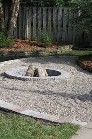 Outdoor gravel fire pit area. Shine Your Light Diy Stone Fire Pits Backyard Fire Fire Pit Backyard Cheap Fire Pit