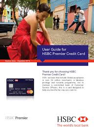 user guide for hsbc premier credit card