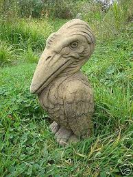 Grotesque Pelican Bird Statue