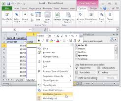 Ms Excel 2010 Automatically Refresh Pivot Table When File