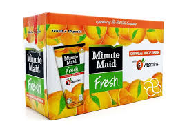 19 minute maid orange juice nutrition