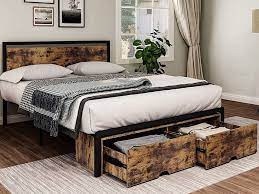 Queen Bed Frame With Headboard Amp 2