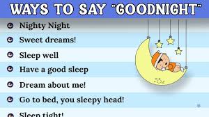 80 cute ways to say goodnight best