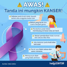 Kanser payudara adalah sejenis penyakit yang berbahaya kepada kaum wanita. Tanda Tanda Kanser Simptom Dan Masalah Komplikasi