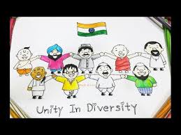 How To Draw India Unity In Diversity Poster Making Drawing